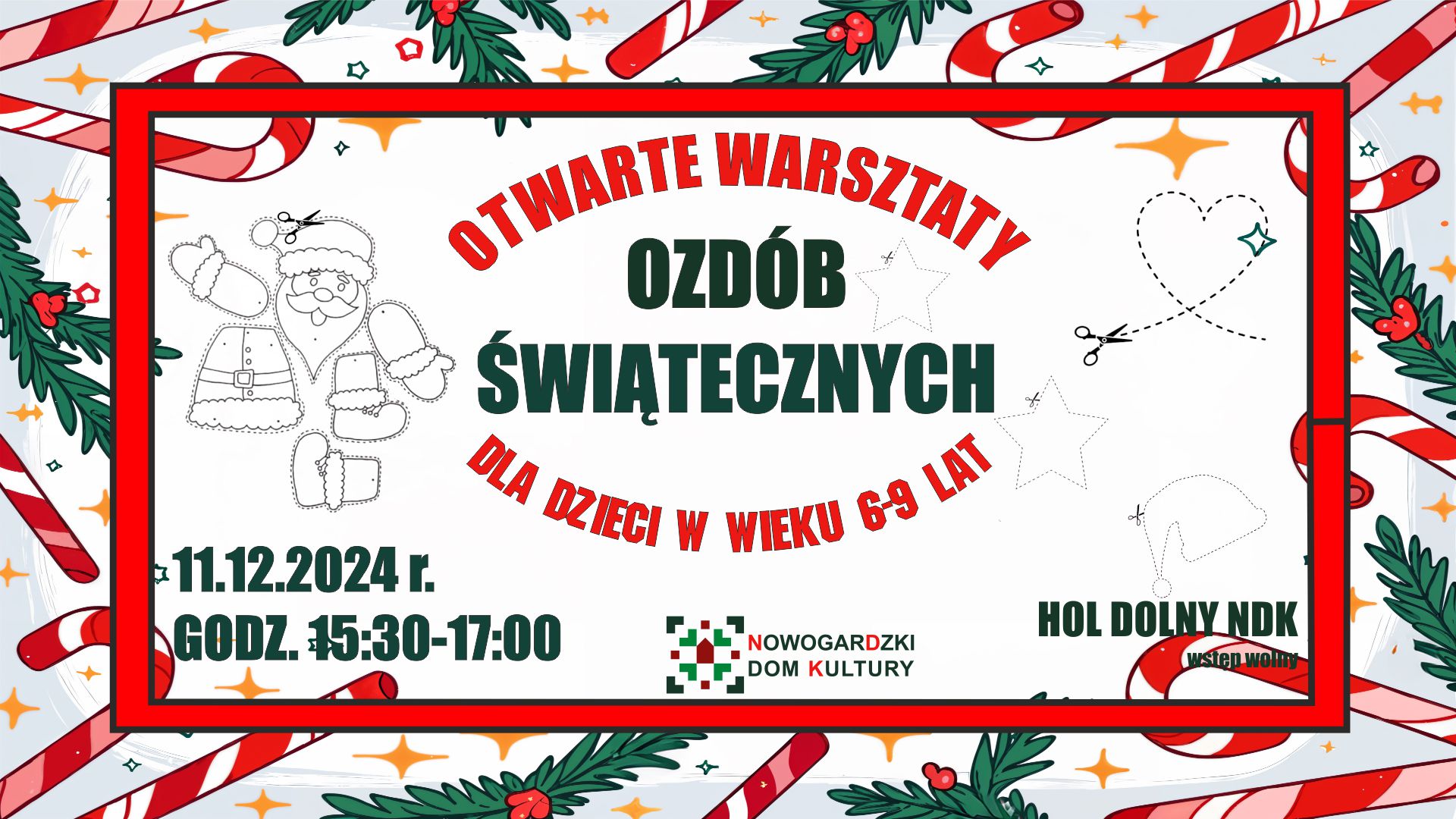WARSZTATY OZDÓB ŚWIĄTECZNYCH w NDK